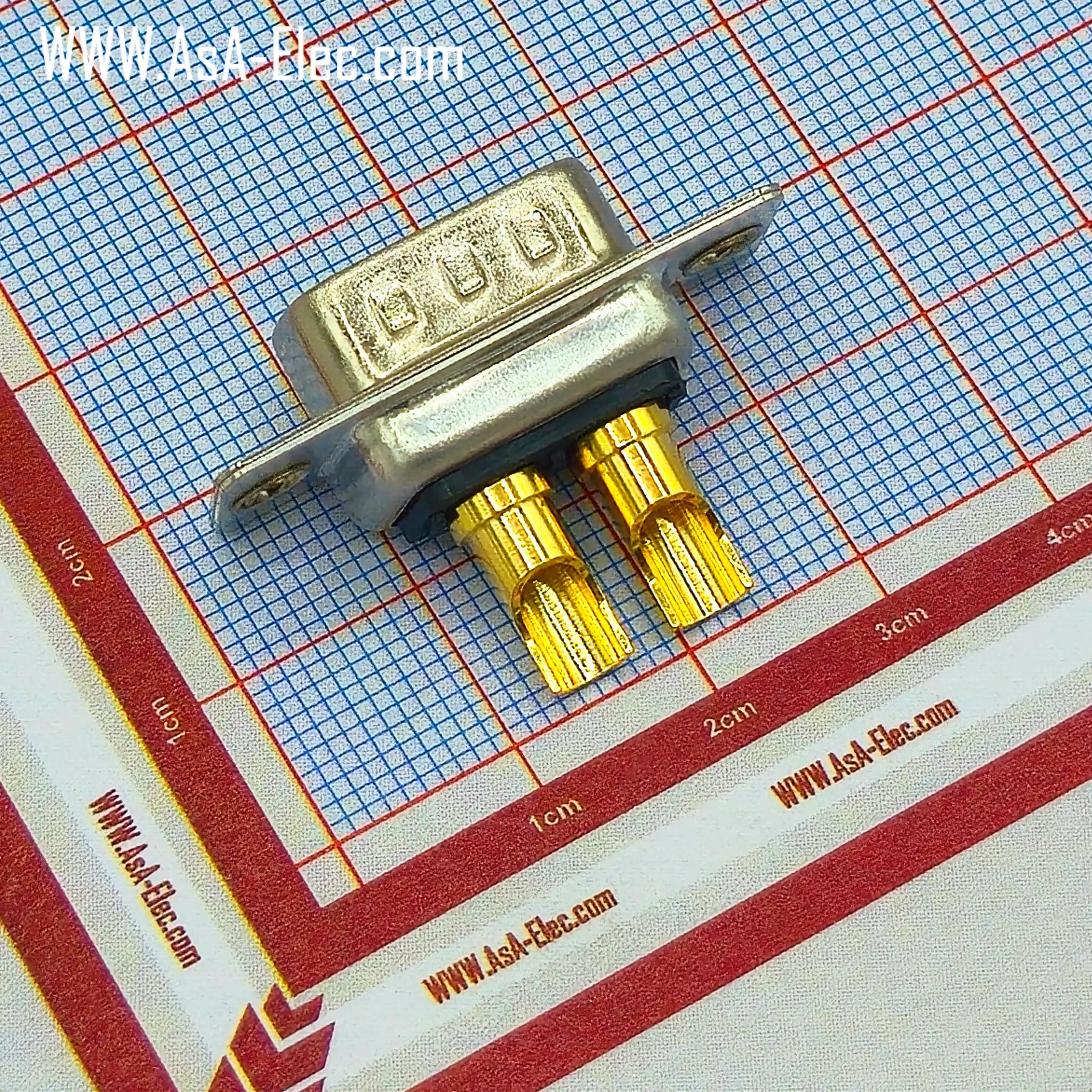 POWER D-SUB 2W2 SOLDER CUP-MALE